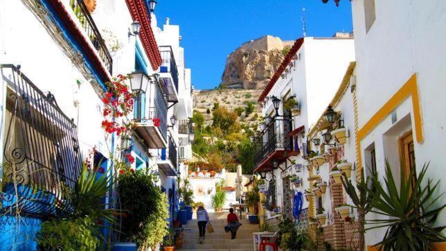 Centrico Y Espacioso Piso En Barrio Tranquilo Alicante Exteriör bild